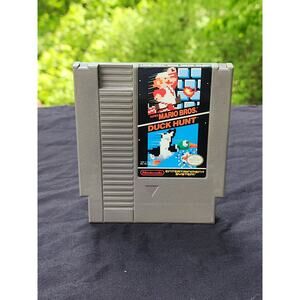 Super Mario Bros./Duck Hunt (Nintendo NES, 1985) Authentic Game TESTED & WORKS